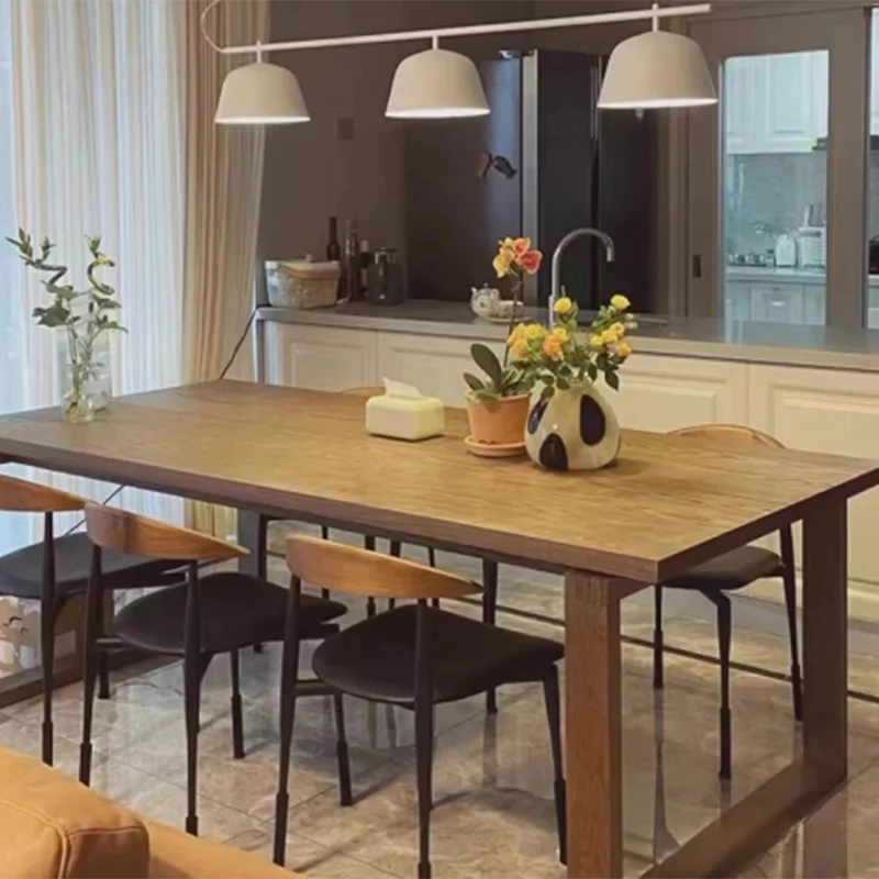Wood Restaurant Dining Table Chairs Modern Nordic Extending Dining Table Living Room Lounge Designer Muebles Kitchen Furniture
Wood Restaurant Dining Table Chairs Modern Nordic Extending Dining Table Living Room Lounge Designer Muebles Kitchen Furniture