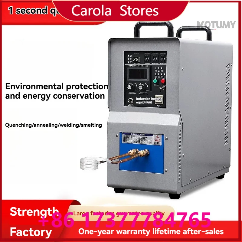 Small Induction Heating Machine, Multifunctional Metal Brazing Welder for Quenching, Annealing & Gold Silver Copper Melting
Small Induction Heating Machine, Multifunctional Metal Brazing Welder for Quenching, Annealing & Gold Silver Copper Melting