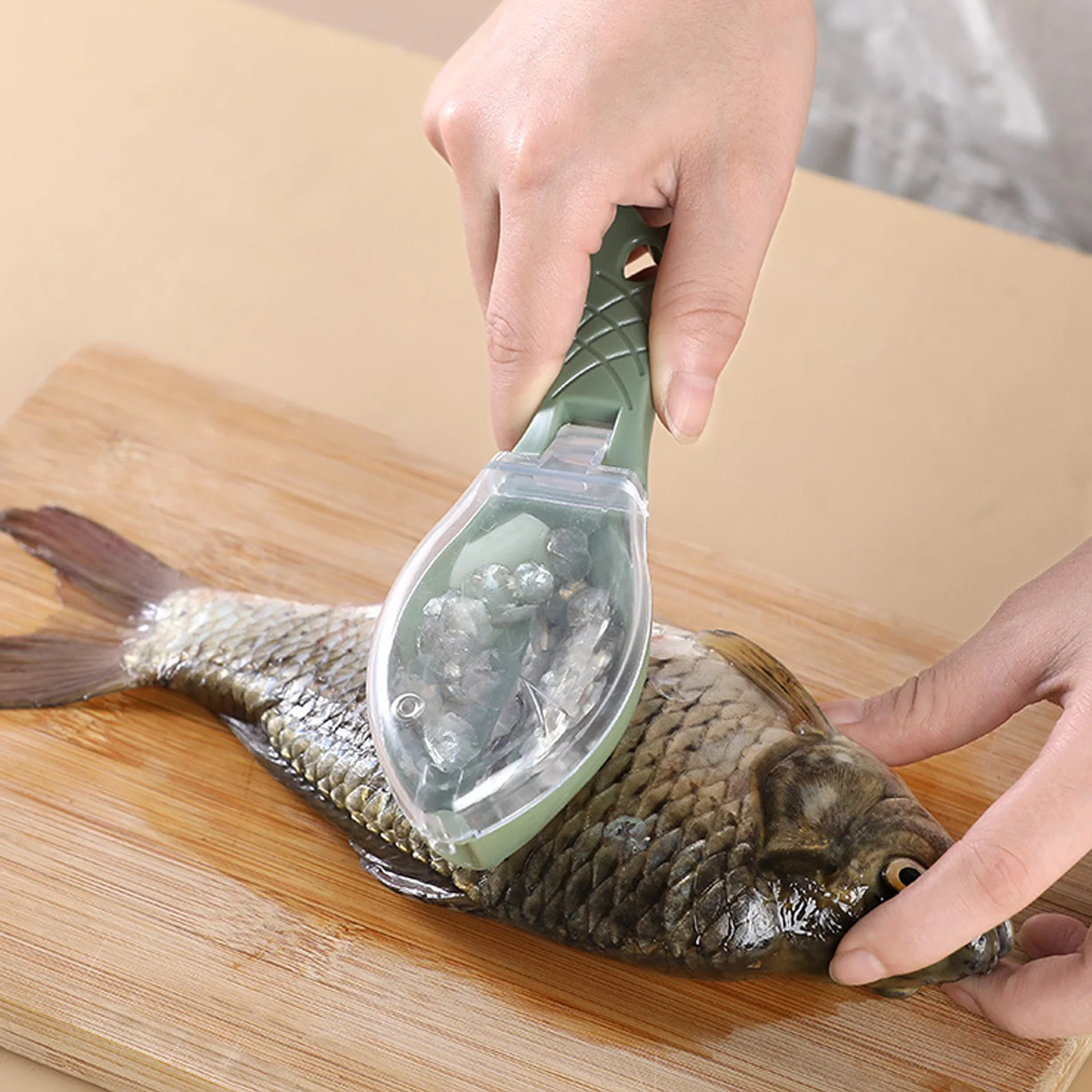 Fish Scale Remover, ABS Fish Scaler with Lid, Outdoor Fish Descaler for Safe and Clean Fish Scaling Experience
Fish Scale Remover, ABS Fish Scaler with Lid, Outdoor Fish Descaler for Safe and Clean Fish Scaling Experience