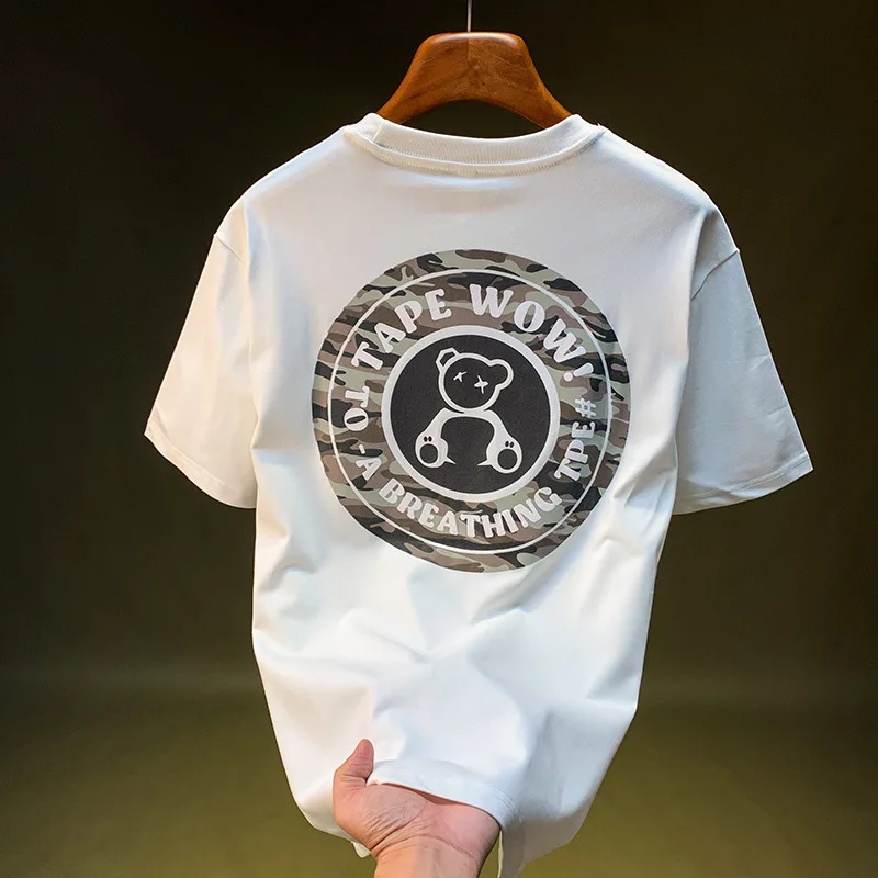 2025 Summer New Short sleeved T-shirt Men's Trendy Loose Korean Edition Fashion Street Printed Top Men
2025 Summer New Short sleeved T-shirt Men's Trendy Loose Korean Edition Fashion Street Printed Top Men
