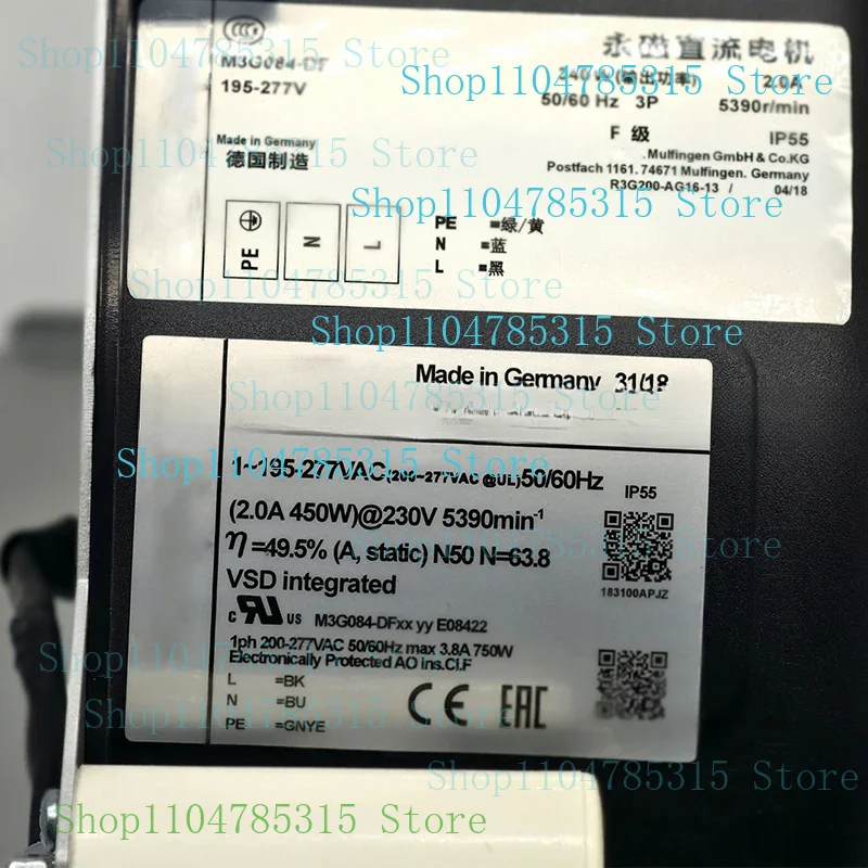 Original 100% Working K3G200-AG16-I3 K3G200-AG16-13 6SL3362-0AF01-0AA2 1-195-277V 50/60Hz Fan
Original 100% Working K3G200-AG16-I3 K3G200-AG16-13 6SL3362-0AF01-0AA2 1-195-277V 50/60Hz Fan