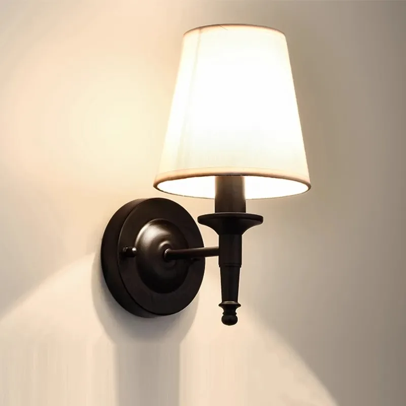 Creative LED European Fabric Lampshade E14 Bedroom Bedside Wall Lamp Indoor Living Room Corridor Staircase Decoration Lighting
Creative LED European Fabric Lampshade E14 Bedroom Bedside Wall Lamp Indoor Living Room Corridor Staircase Decoration Lighting