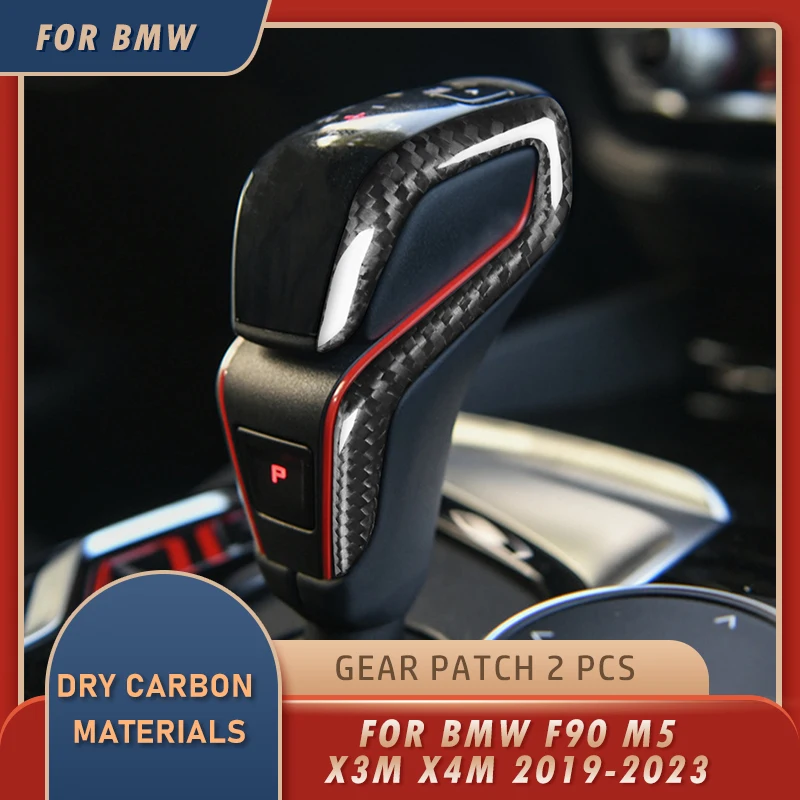Real Carbon Fiber Automatic Shift Gear Knob Trim Cover Car Retrofitting Accessories For BMW F90 M5 F97 X3M F98 X4M 2019 - 2023
Real Carbon Fiber Automatic Shift Gear Knob Trim Cover Car Retrofitting Accessories For BMW F90 M5 F97 X3M F98 X4M 2019 - 2023