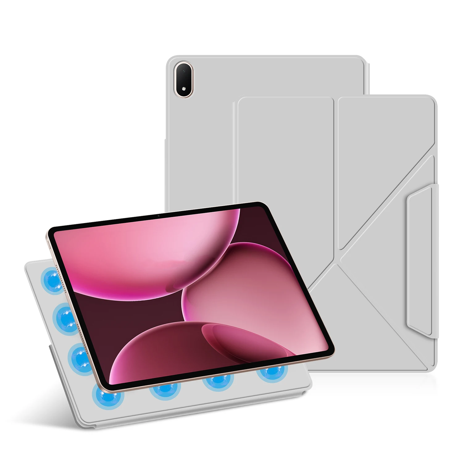 Foldable Strong Magnetic Tablet Case for OPPO Pad 4 Pro 2025 13.2 inch Stand Casing
Foldable Strong Magnetic Tablet Case for OPPO Pad 4 Pro 2025 13.2 inch Stand Casing