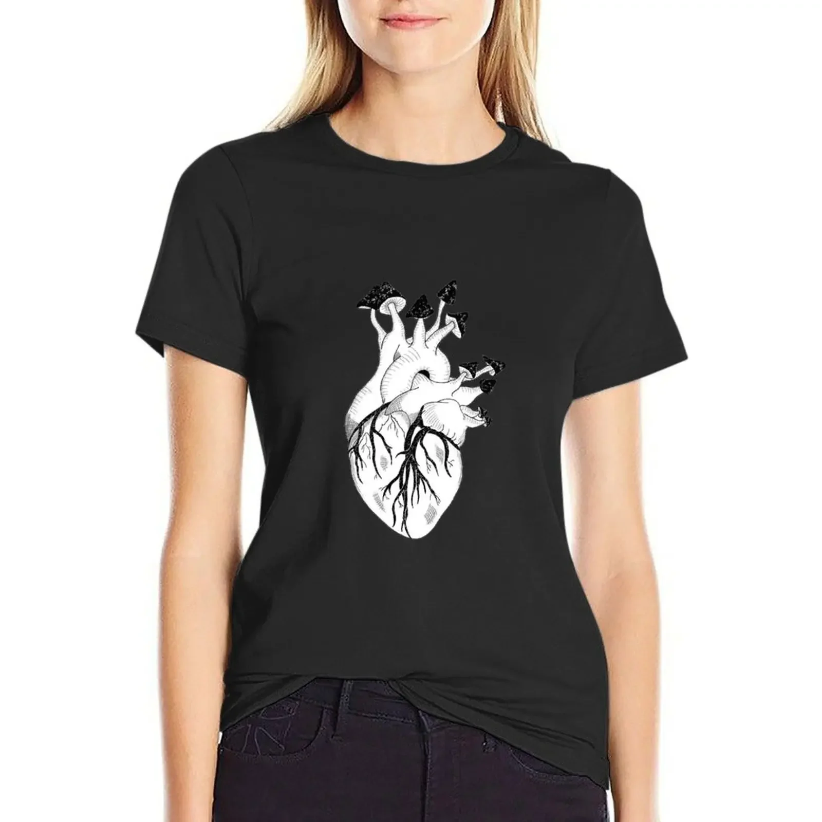 Infected Heart T-Shirt plus size tops korean fashion animal print shirt for girls T-shirts for Women
Infected Heart T-Shirt plus size tops korean fashion animal print shirt for girls T-shirts for Women