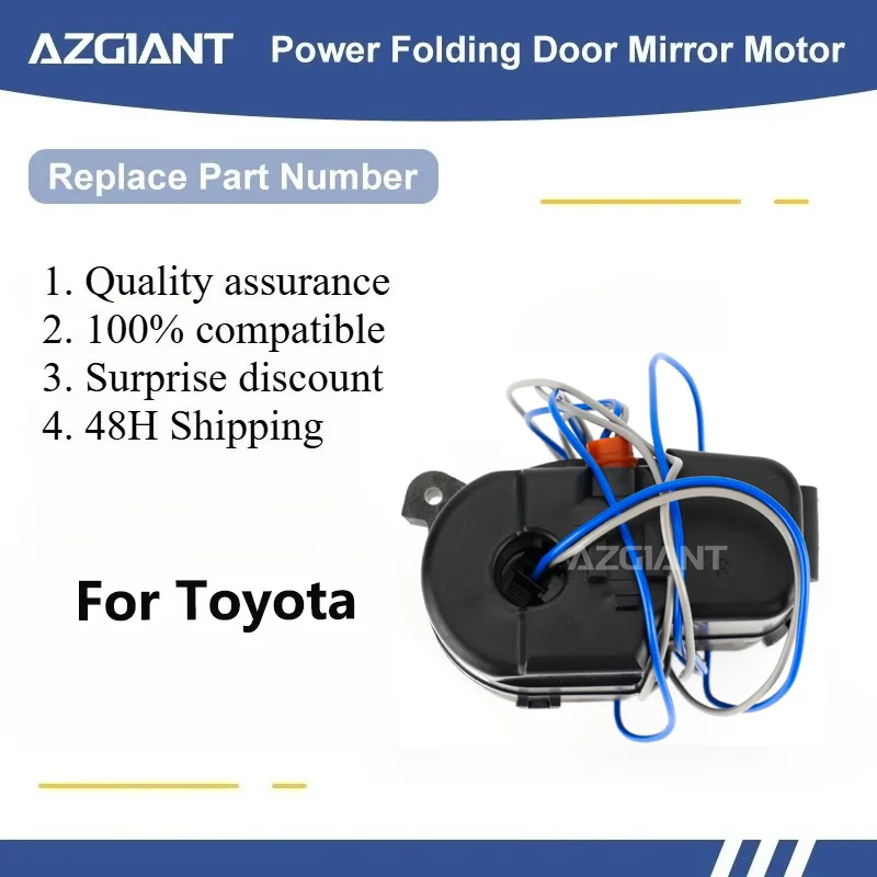 For Toyota GranAce/Granvia/Harrier/MK3/MK2 Car Right Wing Mirror Electric Folding Motor Modules Power Repair Accesseries
For Toyota GranAce/Granvia/Harrier/MK3/MK2 Car Right Wing Mirror Electric Folding Motor Modules Power Repair Accesseries