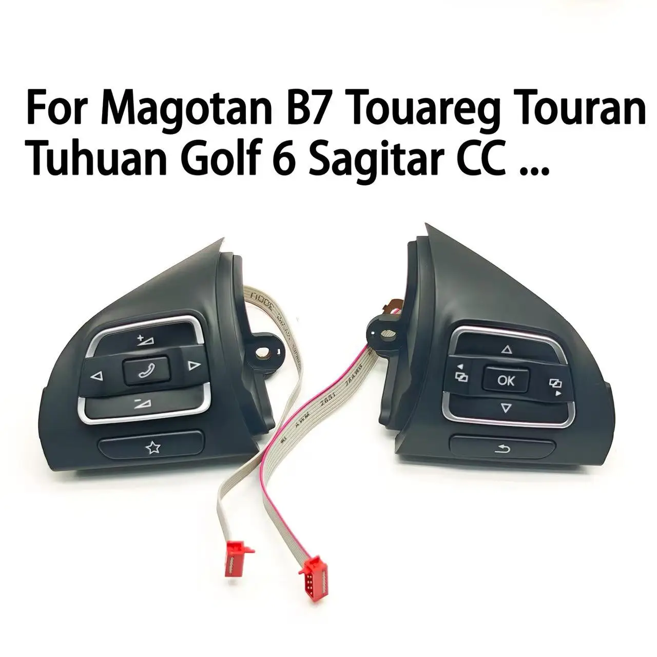 Suitable for Volkswagen Golf MK6 Tiguan Jetta car steering wheel and multimedia button multifunction switch 5C0959537B5C0953538B
Suitable for Volkswagen Golf MK6 Tiguan Jetta car steering wheel and multimedia button multifunction switch 5C0959537B5C0953538B