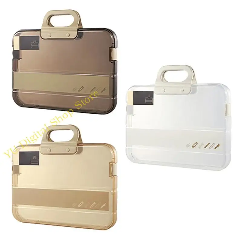 96BA Portable File Box Plastic Transparent Pencil for Case Folder with Lock Handle Documents Bag Stationery Storage for Ca
96BA Portable File Box Plastic Transparent Pencil for Case Folder with Lock Handle Documents Bag Stationery Storage for Ca