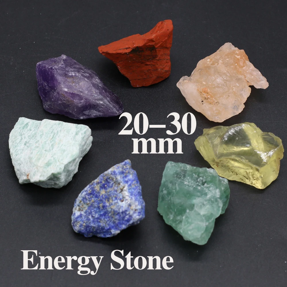 5PCS Energy Natural Crystal Stone Ornament Irregural Rough Stone Loose Beads for Healing Fengshui Home Decorations 20-30MM
5PCS Energy Natural Crystal Stone Ornament Irregural Rough Stone Loose Beads for Healing Fengshui Home Decorations 20-30MM
