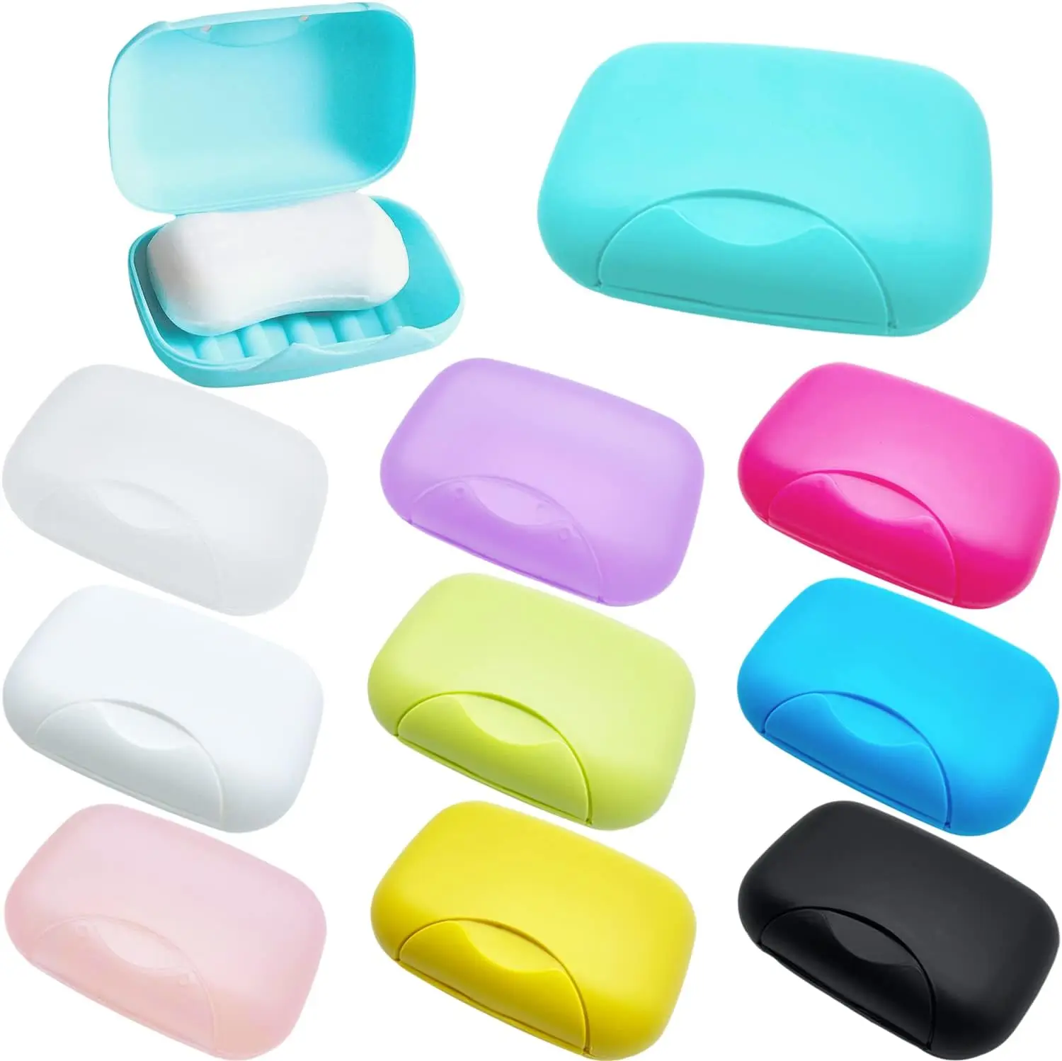 10 PCS Soap Box Holder,Plastic Travel Soap Dish,Portable Leak Proof Soap Case Container for Bathroom,Camping,Gym,Business Trip,1
10 PCS Soap Box Holder,Plastic Travel Soap Dish,Portable Leak Proof Soap Case Container for Bathroom,Camping,Gym,Business Trip,1