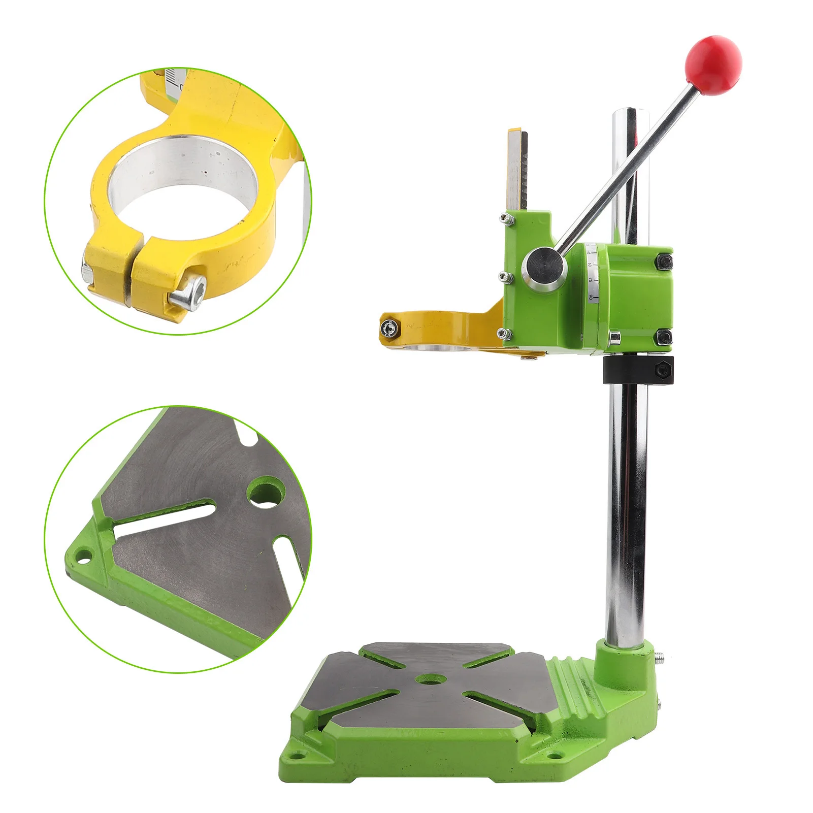 Carpentry Tool Drill Bracket Carpentry Tool Woodworking Accessory Accurancy Heavy-Duty Rotating Chuck Drill Bracket Drill Holder
Carpentry Tool Drill Bracket Carpentry Tool Woodworking Accessory Accurancy Heavy-Duty Rotating Chuck Drill Bracket Drill Holder