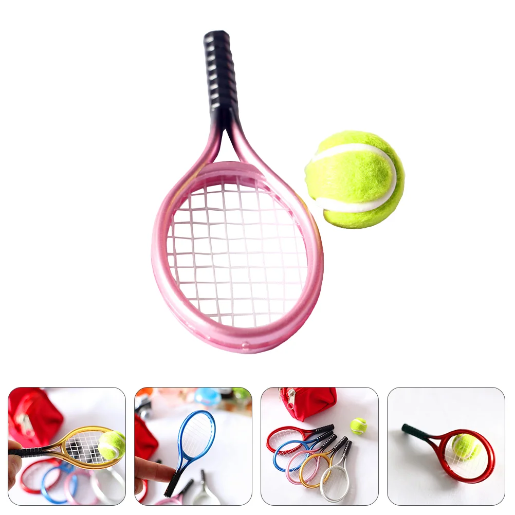 Tennis Racket DIY Mini House Decor Decorations Plastic Rackets and Ball Model Child
Tennis Racket DIY Mini House Decor Decorations Plastic Rackets and Ball Model Child