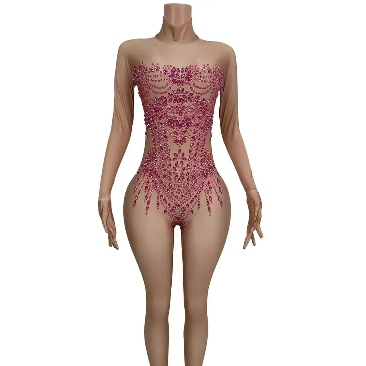 Sparkly Rhinestones Jumpsuit for Women Sexy Performance Dance Costume Nightclub Party Birthday Outfit Show Stage Wear Zhubao
Sparkly Rhinestones Jumpsuit for Women Sexy Performance Dance Costume Nightclub Party Birthday Outfit Show Stage Wear Zhubao