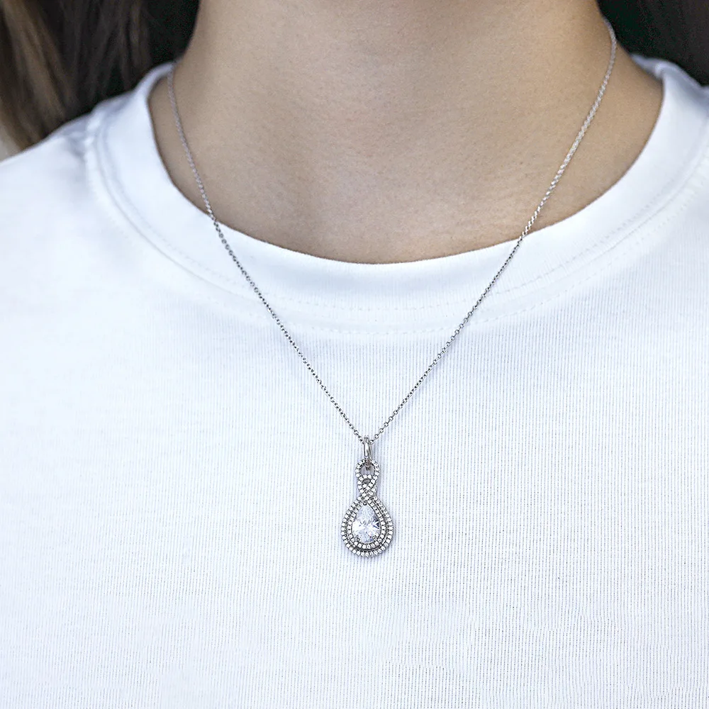 New fashion trend s925 silver inlaid 5A zircon ladies personality geometric rose gold pendant
New fashion trend s925 silver inlaid 5A zircon ladies personality geometric rose gold pendant