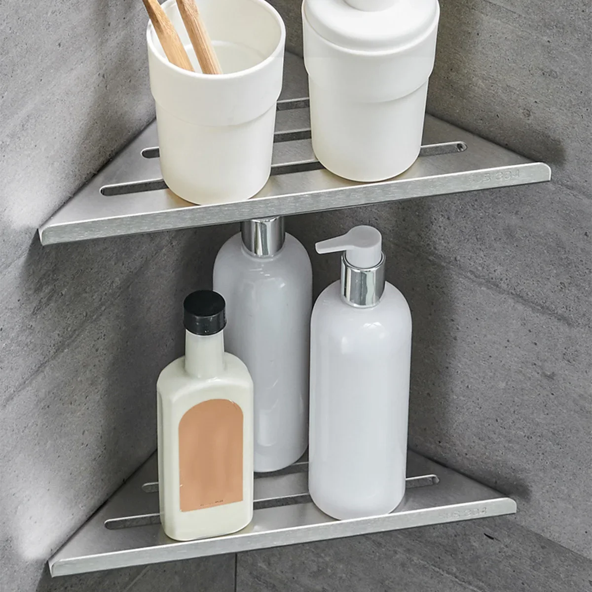 304 Stainless Steel Toilet Corner Rack Storage Rack Toilet Hotel Toilet Triangular Basket Storage Bathroom No-drill Paste-on New
304 Stainless Steel Toilet Corner Rack Storage Rack Toilet Hotel Toilet Triangular Basket Storage Bathroom No-drill Paste-on New