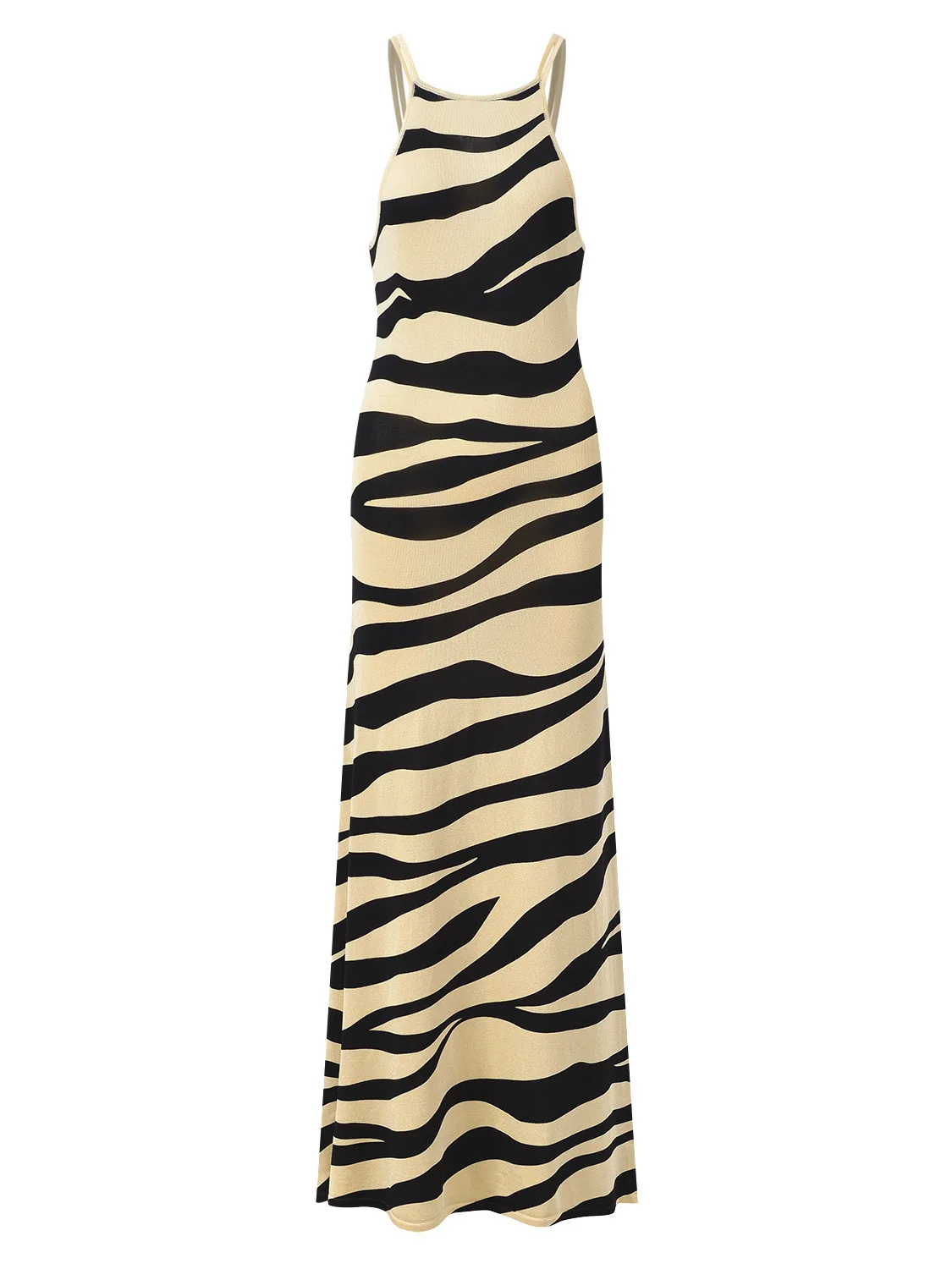 High-End Version Summer Zebra Pattern Embroidered Color Block Long Knitted Dress Neck Hanging High Waist French Style Women's...
High-End Version Summer Zebra Pattern Embroidered Color Block Long Knitted Dress Neck Hanging High Waist French Style Women's...