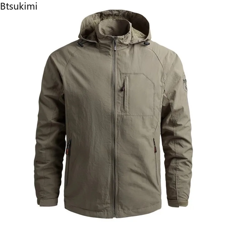 New Men's Outdoor Waterproof Jacket Plus Size Windbreak Coat Fashion Breathable Fishing Camping Hooded Jackets 2025 Men Clothing
New Men's Outdoor Waterproof Jacket Plus Size Windbreak Coat Fashion Breathable Fishing Camping Hooded Jackets 2025 Men Clothing
