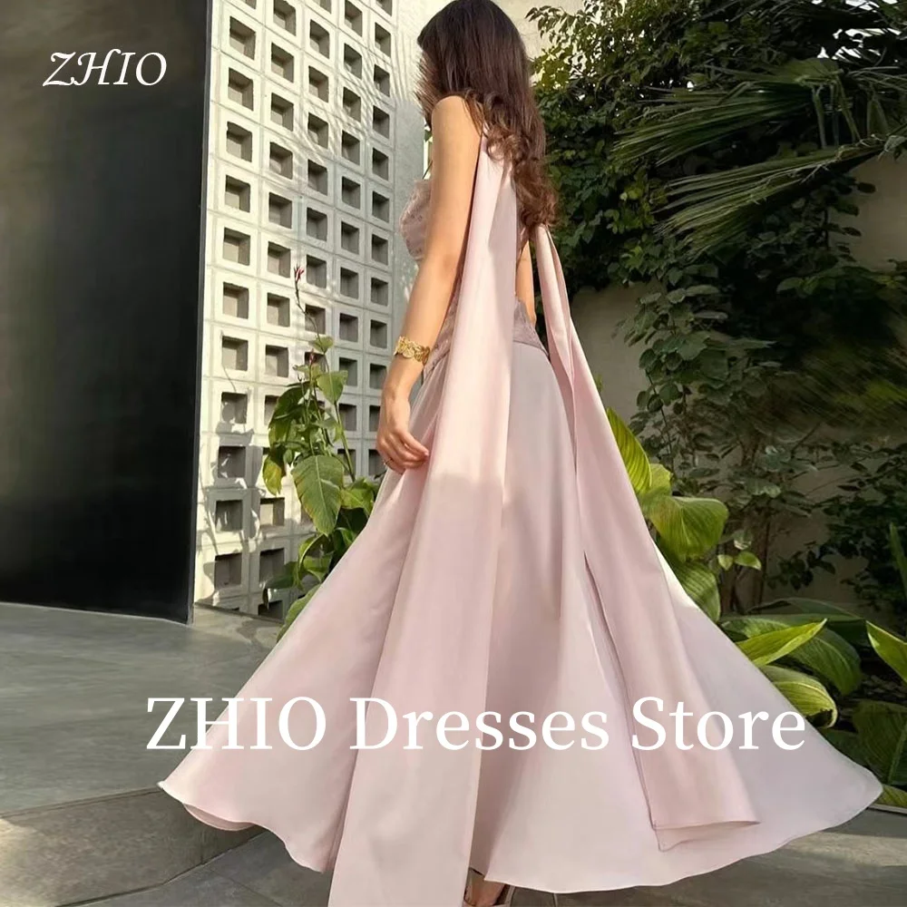 ZHIO Elegant Pink Evening Party Dress with Floor Length Scarf A-Line Tiered Strapless Formal Occasion Gown Customized
ZHIO Elegant Pink Evening Party Dress with Floor Length Scarf A-Line Tiered Strapless Formal Occasion Gown Customized