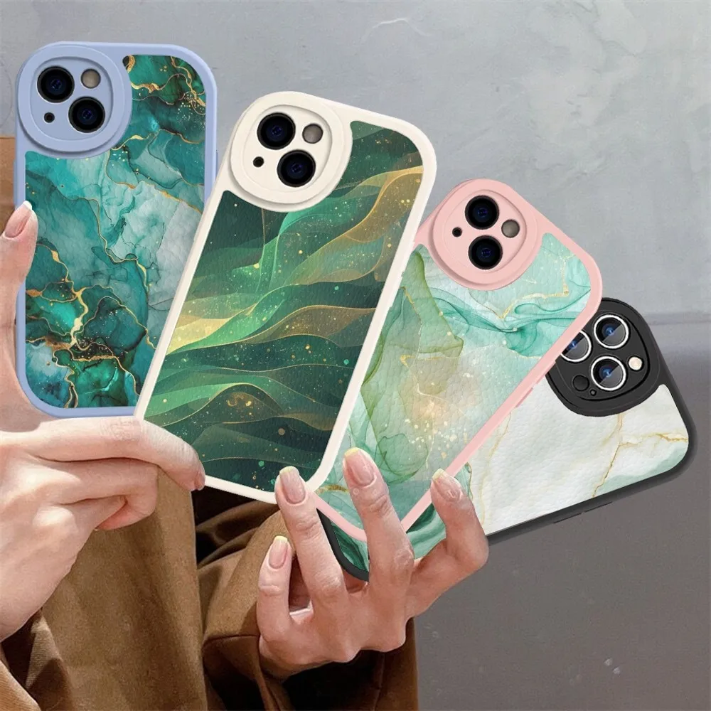 Green Gold Marble Phone Case Hard Leather For IPhone 16 15 14 13 12 Mini 11 14 Pro Max Xs X Xr 7 8 Plus Fundas
Green Gold Marble Phone Case Hard Leather For IPhone 16 15 14 13 12 Mini 11 14 Pro Max Xs X Xr 7 8 Plus Fundas