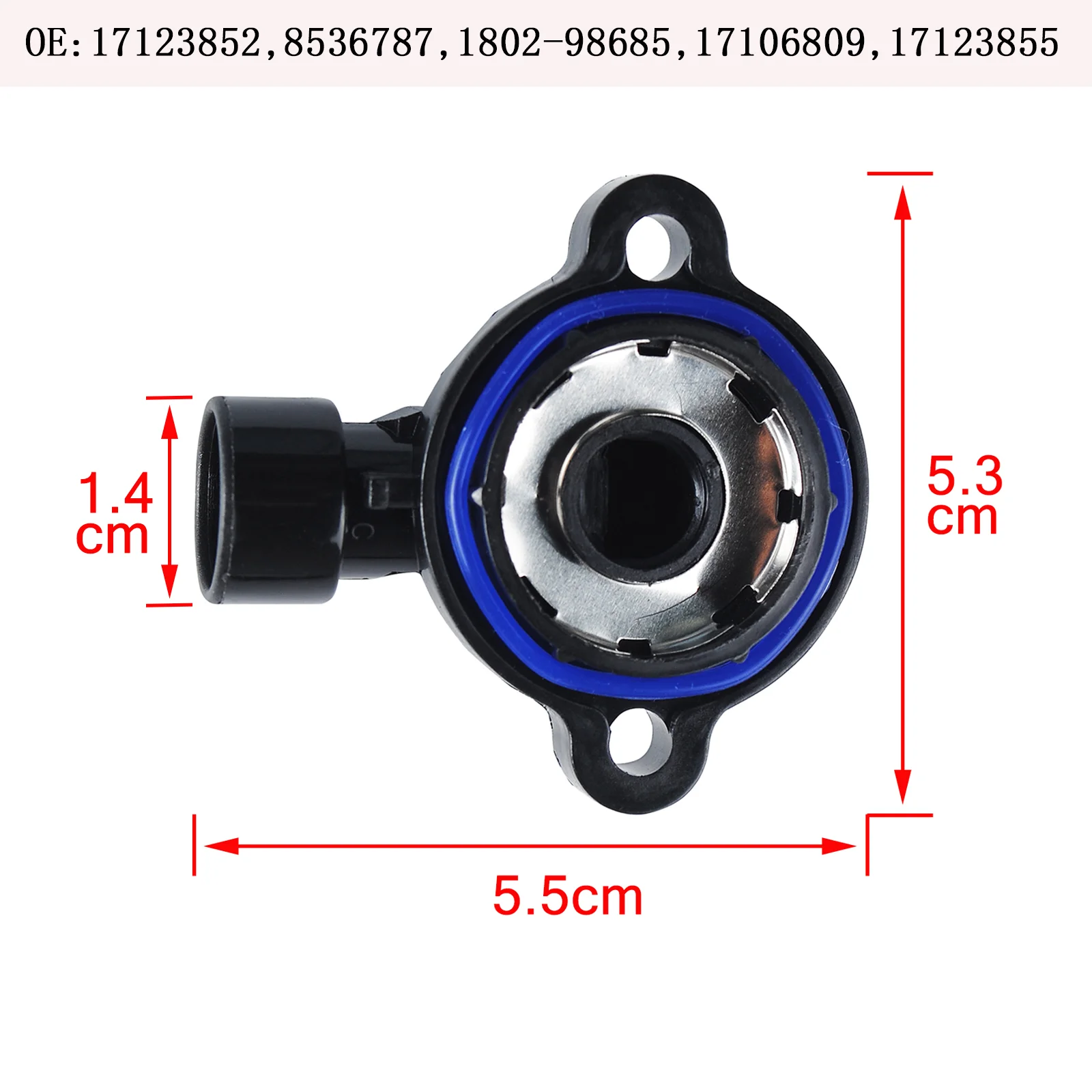 Throttle Position Sensor 17123852 8536787 1802-98685 17106809 17123855 is Suitable for Buick Chevrolet Cadillac
Throttle Position Sensor 17123852 8536787 1802-98685 17106809 17123855 is Suitable for Buick Chevrolet Cadillac