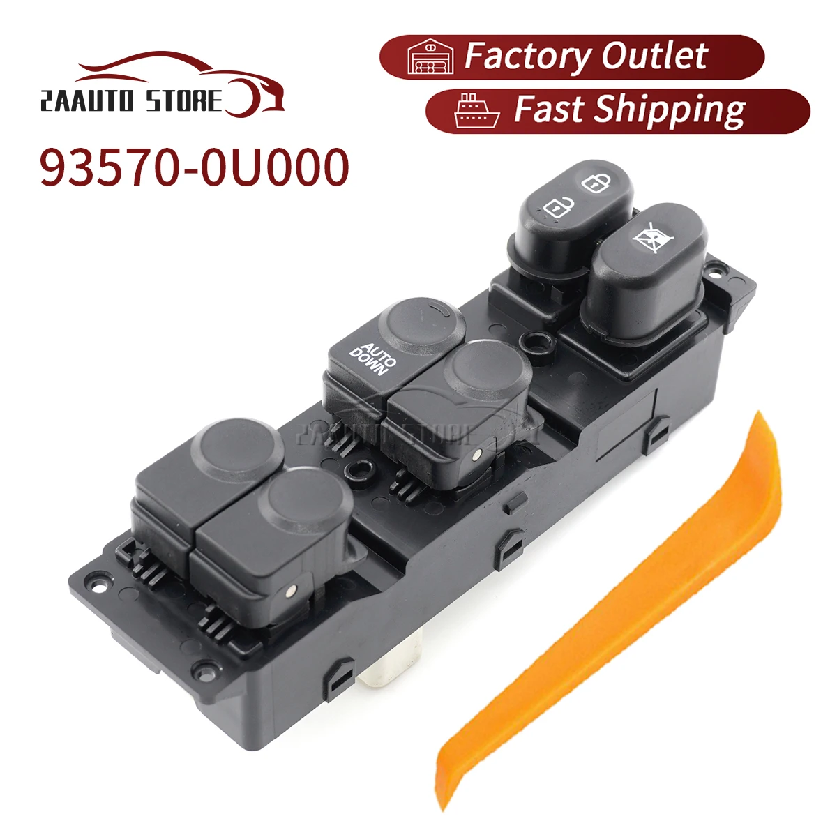 For Hyundai Accent Verna 2010-2014 93570-0U000 Front Left LHD Auto Power Window Switch Control Button Parts 93570-0U110 14Pins
For Hyundai Accent Verna 2010-2014 93570-0U000 Front Left LHD Auto Power Window Switch Control Button Parts 93570-0U110 14Pins