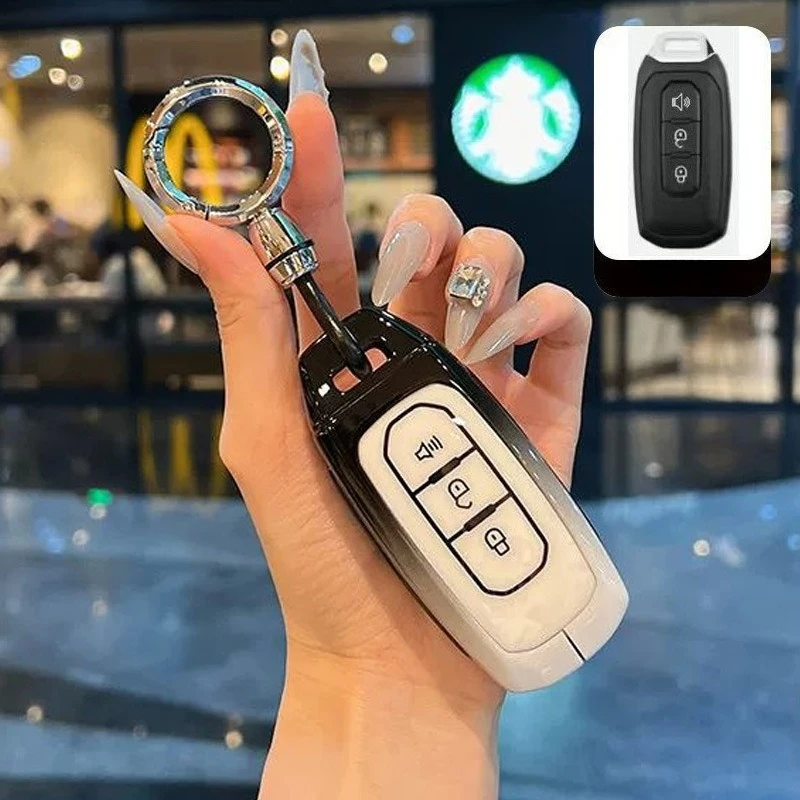 For JMC Ford Ranger Vigus Pro 7 9 Key Case Cover, Zinc Alloy Metal Car Key Fob Shell, Luxury Smart Keychain, Accessories
For JMC Ford Ranger Vigus Pro 7 9 Key Case Cover, Zinc Alloy Metal Car Key Fob Shell, Luxury Smart Keychain, Accessories
