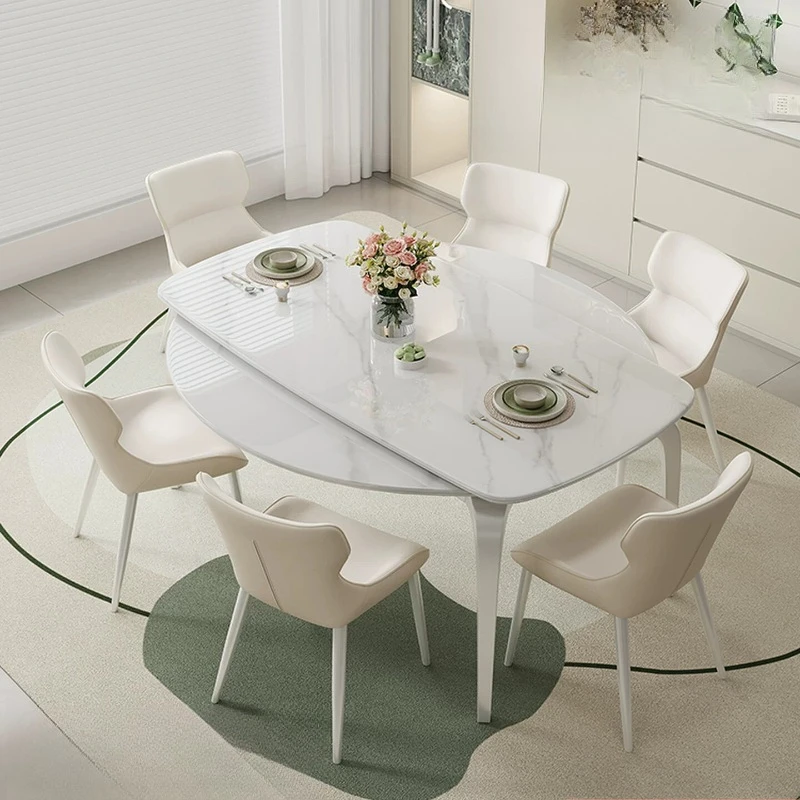 Round Design Dining Table Unfolding Relaxing Minimalist Contemporary Dining Table Heat Resistance Mesas De Jantar Furniture
Round Design Dining Table Unfolding Relaxing Minimalist Contemporary Dining Table Heat Resistance Mesas De Jantar Furniture