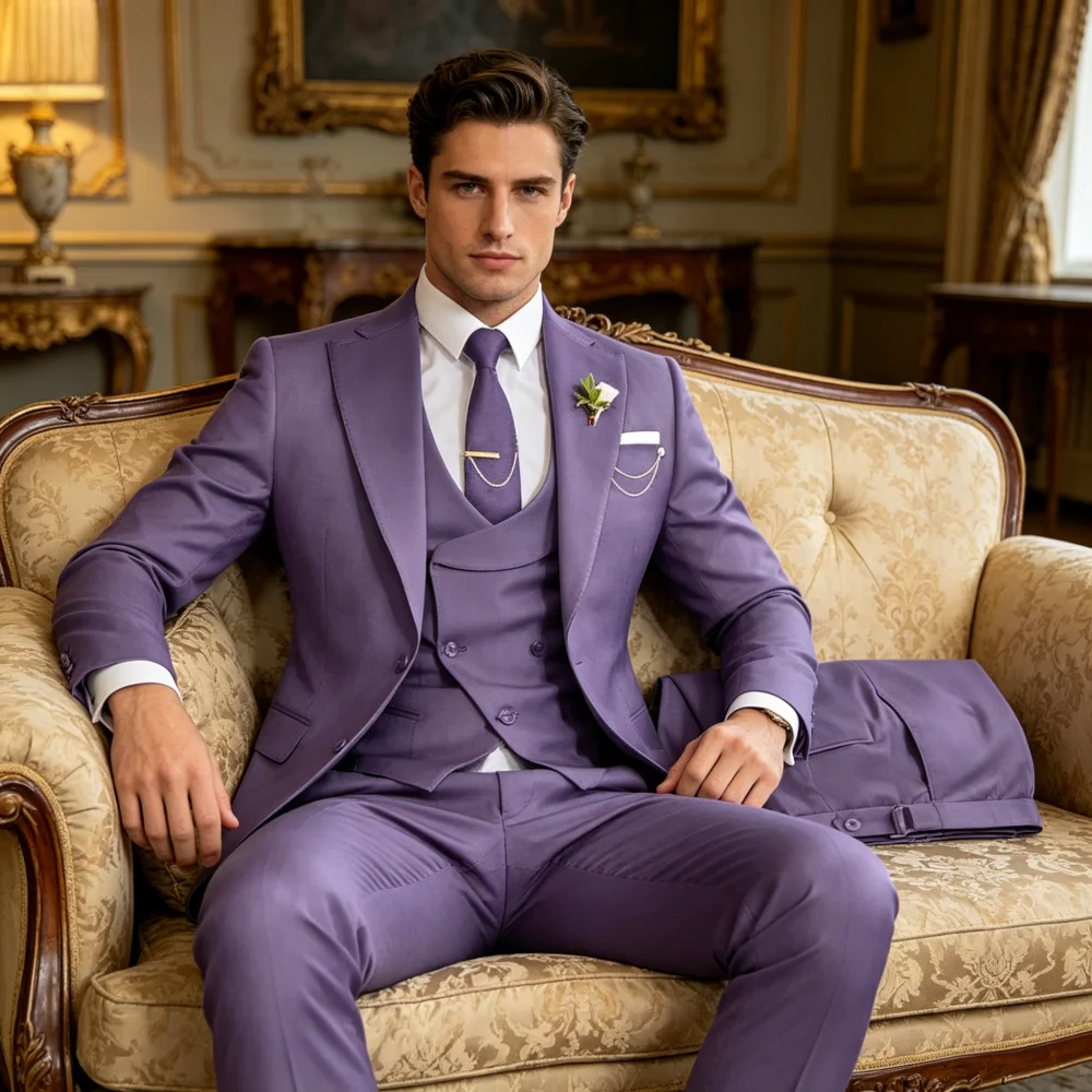 Bonito Men's 3-Piece Terno Unique Breasted Blazer Outfits Casual Daily Fashion Fitted Wedding Ceremony Business Suit
Bonito Men's 3-Piece Terno Unique Breasted Blazer Outfits Casual Daily Fashion Fitted Wedding Ceremony Business Suit
