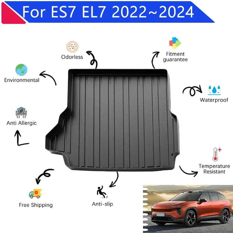 For Nio ES7 Accessories EL7 2022 2023 2024 2025 Car Trunk Mat Dirt-resistant Anti-slip Rear Tray Boot Trunk Mats Cars Accessorie
For Nio ES7 Accessories EL7 2022 2023 2024 2025 Car Trunk Mat Dirt-resistant Anti-slip Rear Tray Boot Trunk Mats Cars Accessorie