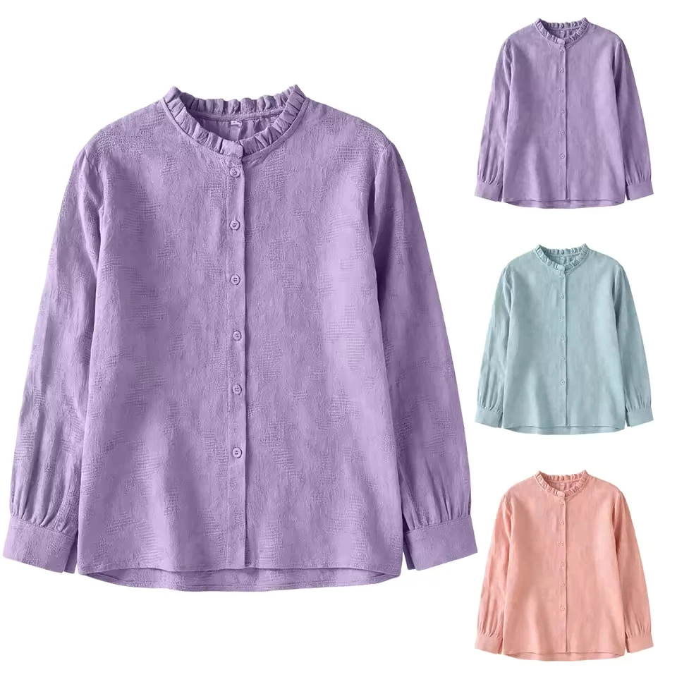 Women'S Long Sleeve Tops Cotton Linen Button Down Shirts Casual Loose Blouses 한국인 리뷰 많은 여자옷 Fashion Youth Female Top
Women'S Long Sleeve Tops Cotton Linen Button Down Shirts Casual Loose Blouses 한국인 리뷰 많은 여자옷 Fashion Youth Female Top