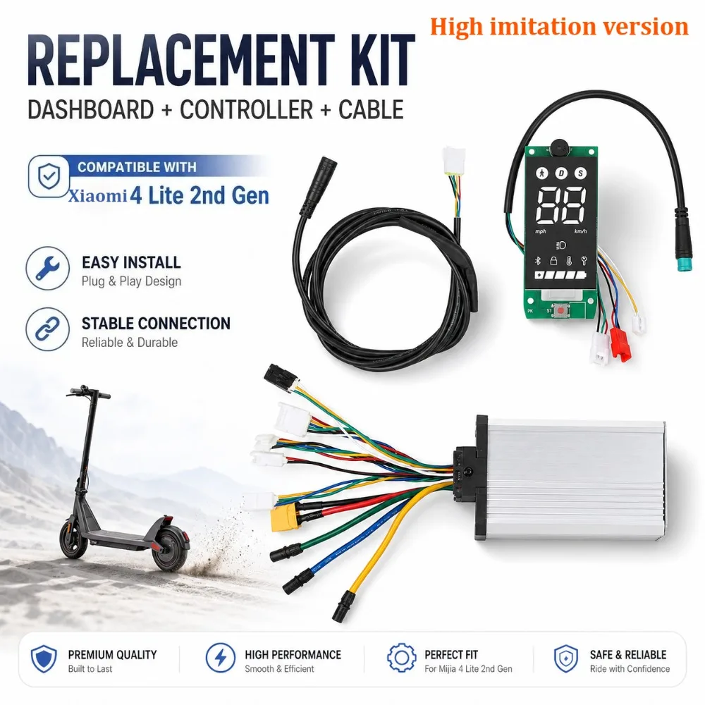 Suitable for Xiaomi 4Lite 2nd Gen E-Scooter Controller Instrument Communication Cable Set Clone Version Replacement Accessories
Suitable for Xiaomi 4Lite 2nd Gen E-Scooter Controller Instrument Communication Cable Set Clone Version Replacement Accessories