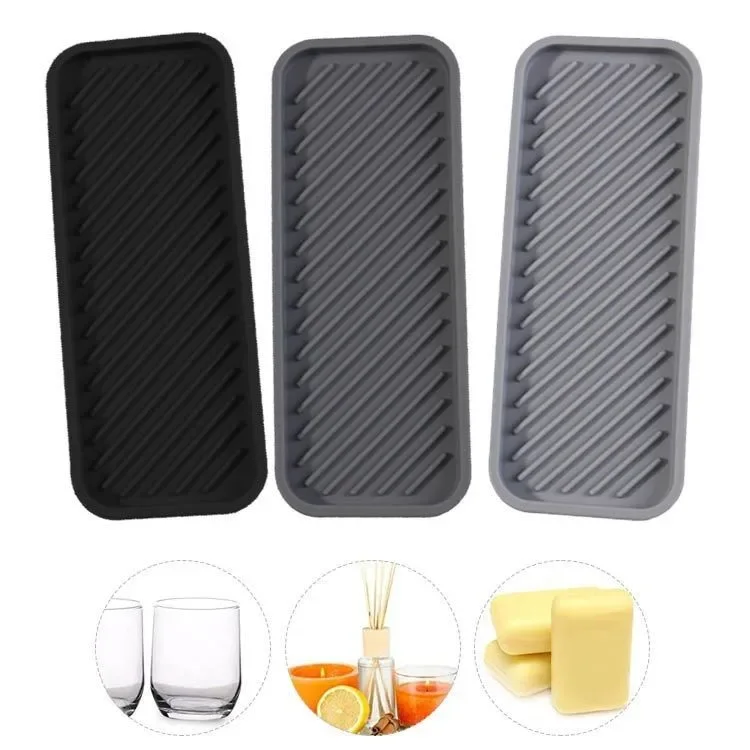 23*9cm Kitchen Silicone Sink Holder Soap Dispenser Countertop Tray Bathroom Shower Shampoo Bottle Storage Tray Draining Pad
23*9cm Kitchen Silicone Sink Holder Soap Dispenser Countertop Tray Bathroom Shower Shampoo Bottle Storage Tray Draining Pad