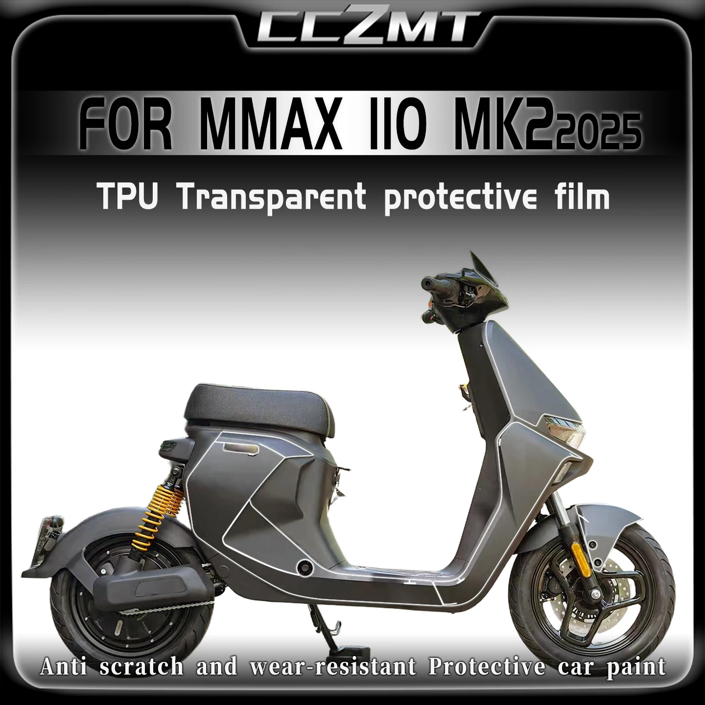 For Ninebot Mechanist MMAX 110 MK2 2025 Transparent Invisible Car Cover Film Body Protection Sticker Modified Accessories
For Ninebot Mechanist MMAX 110 MK2 2025 Transparent Invisible Car Cover Film Body Protection Sticker Modified Accessories
