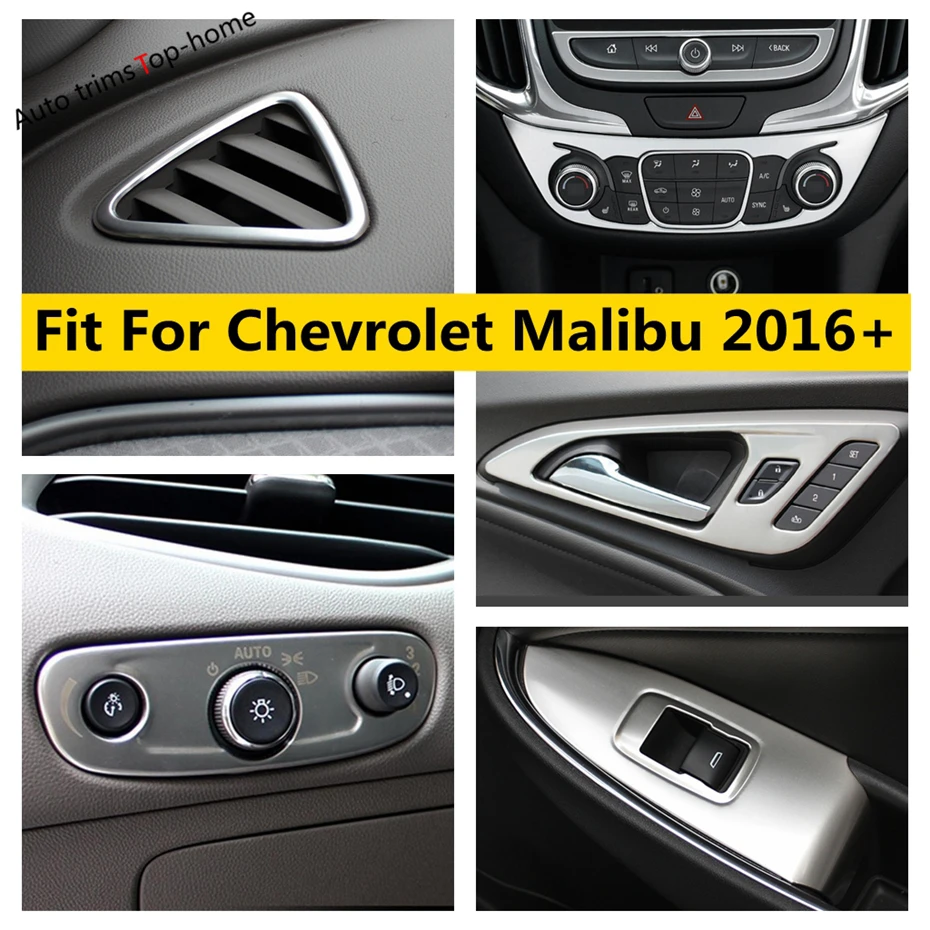 Window Lift Button Head Light Lamp Air AC Panel Door Handle Bowl Cover Trim For Chevrolet Malibu 2016 - 2020 Car Accessories
Window Lift Button Head Light Lamp Air AC Panel Door Handle Bowl Cover Trim For Chevrolet Malibu 2016 - 2020 Car Accessories