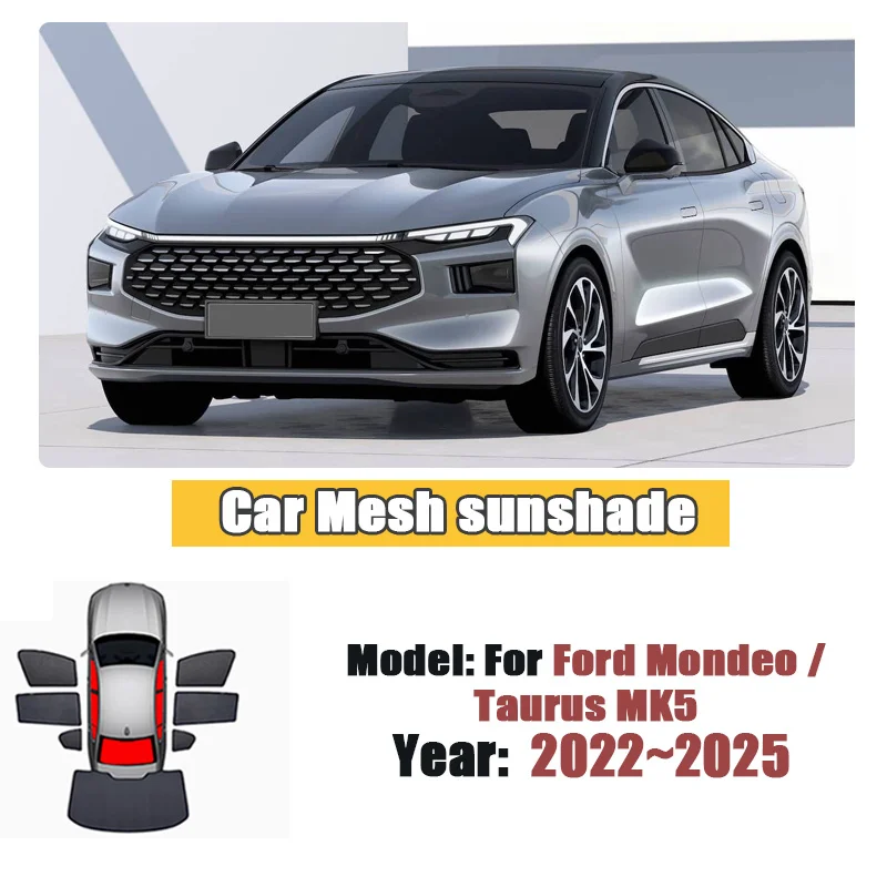 Car Sun Shade For Ford Mondeo Taurus MK5 2022-2025 2023 Blackout Mesh Heat Insulation Windshield Frame Curtain Auto Accessories
Car Sun Shade For Ford Mondeo Taurus MK5 2022-2025 2023 Blackout Mesh Heat Insulation Windshield Frame Curtain Auto Accessories