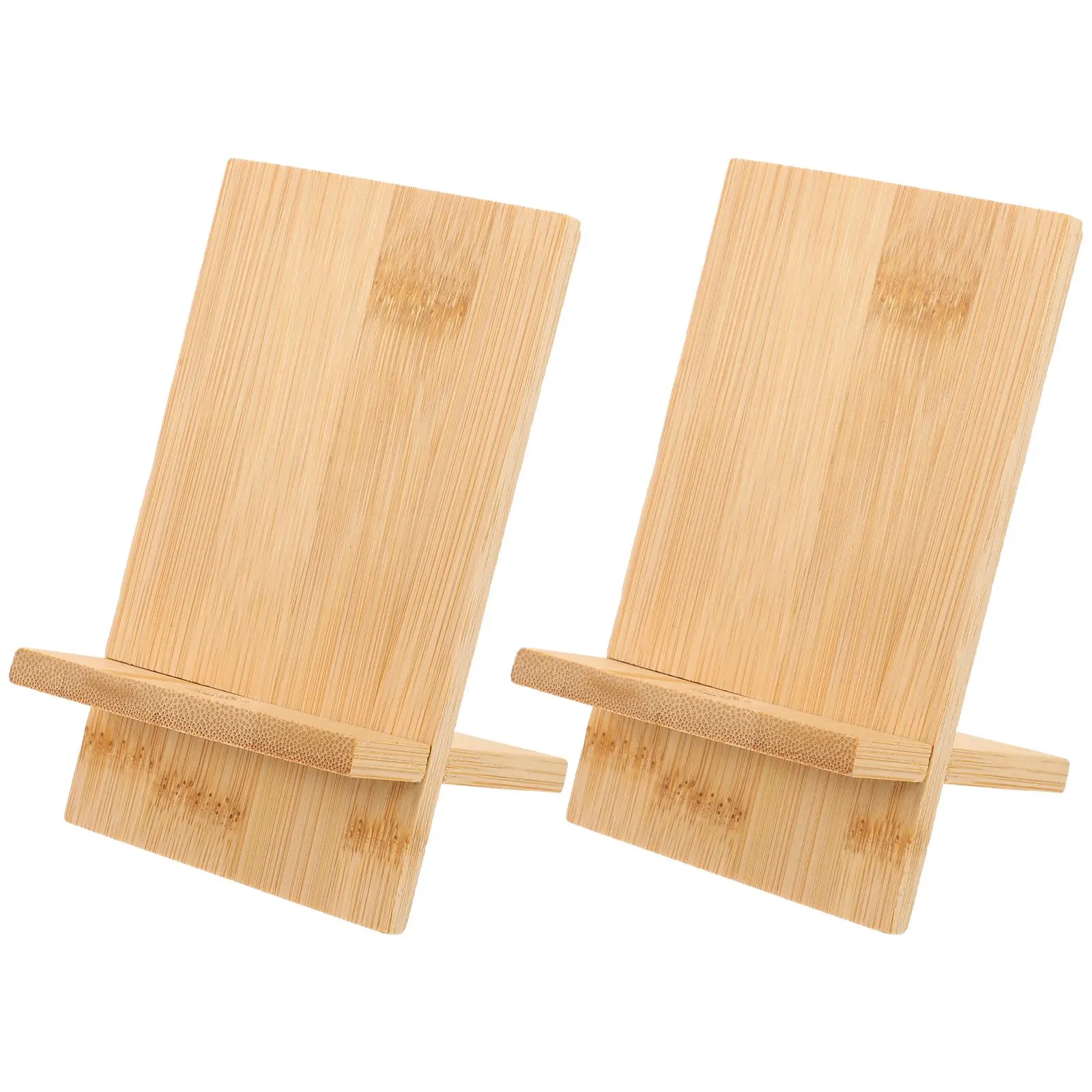 2 Pcs Wooden Cellphone Holder Universal Desktop Stand Tablet Bracket Prevent Scratch Sliding Easy Access Comfortable Viewing
2 Pcs Wooden Cellphone Holder Universal Desktop Stand Tablet Bracket Prevent Scratch Sliding Easy Access Comfortable Viewing