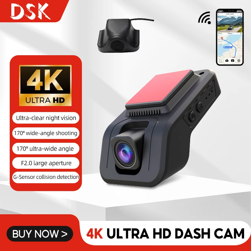  Универсальный видеорегистратор 4K Ultra HD, автомобильный видеорегистратор, WIFI-регистратор, видеорегистратор, записывающее устройство для вождения, скрытый тип 170 ° Широкоугольное ночное видение
Универсальный видеорегистратор 4K Ultra HD, автомобильный видеорегистратор, WIFI-регистратор, видеорегистратор, записывающее устройство для вождения, скрытый тип 170 ° Широкоугольное ночное видение