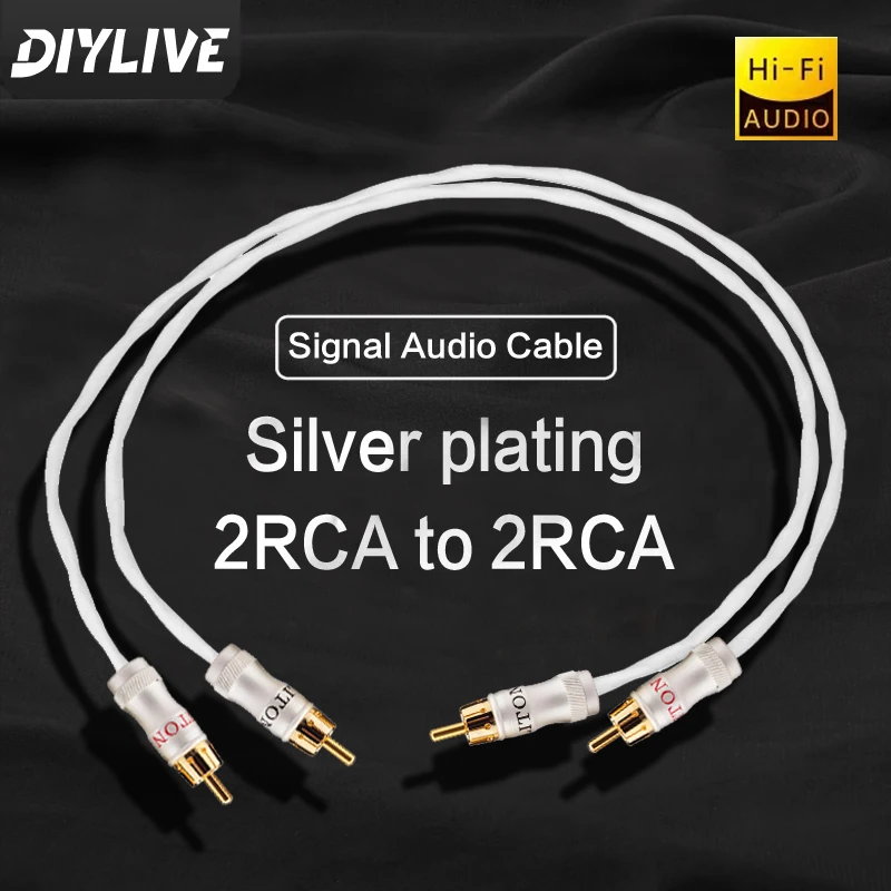 DIYLIVE 6N OFC посеребренный 2RCA до 2RCA 24-каратный позолоченный разъем сигнальный аудиокабель для усилителя динамик ТВ
DIYLIVE 6N OFC посеребренный 2RCA до 2RCA 24-каратный позолоченный разъем сигнальный аудиокабель для усилителя динамик ТВ