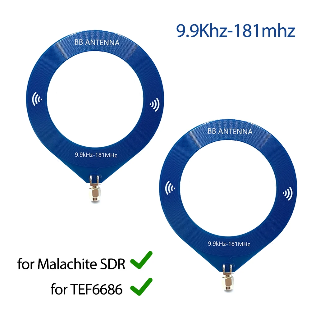 Small Ring BB Antenna 9.9khz-181mhz SMA Interface Mini Loop Antenna Portable Antenna for Malachite SDR Receiver TEF6686 Receiver
Small Ring BB Antenna 9.9khz-181mhz SMA Interface Mini Loop Antenna Portable Antenna for Malachite SDR Receiver TEF6686 Receiver