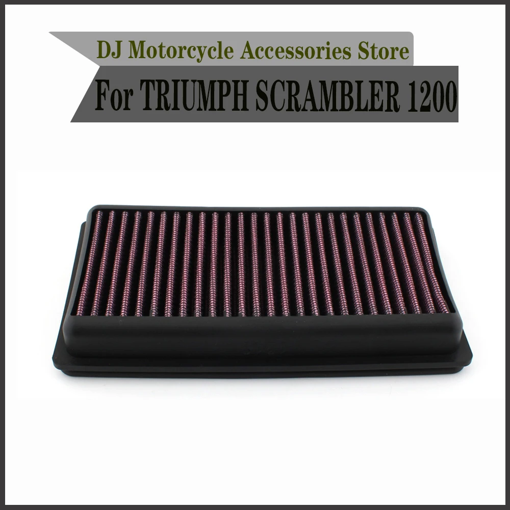 High Flow Air Filter for Triumph Scrambler 1200 XC XE X 2019-2025 Motorcycle Replacement Intake Filter Element Accessories
High Flow Air Filter for Triumph Scrambler 1200 XC XE X 2019-2025 Motorcycle Replacement Intake Filter Element Accessories
