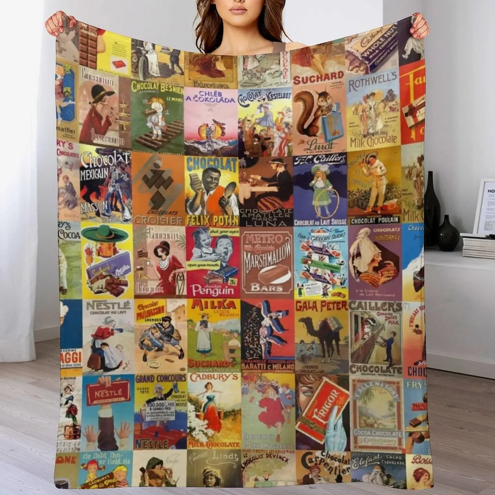 Vintage Chocolate Ads Throw Blanket Kid'S Hairy Travel For Decorative Sofa Blankets
Vintage Chocolate Ads Throw Blanket Kid'S Hairy Travel For Decorative Sofa Blankets