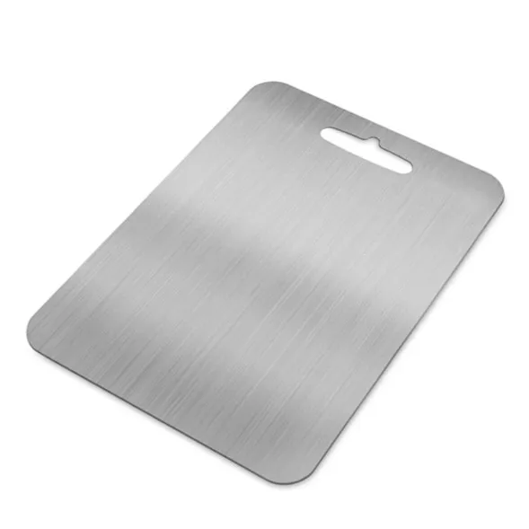 Титановая разделочная доска TA1 (чистый титан), антибактериальная
Титановая разделочная доска TA1 (чистый титан), антибактериальная