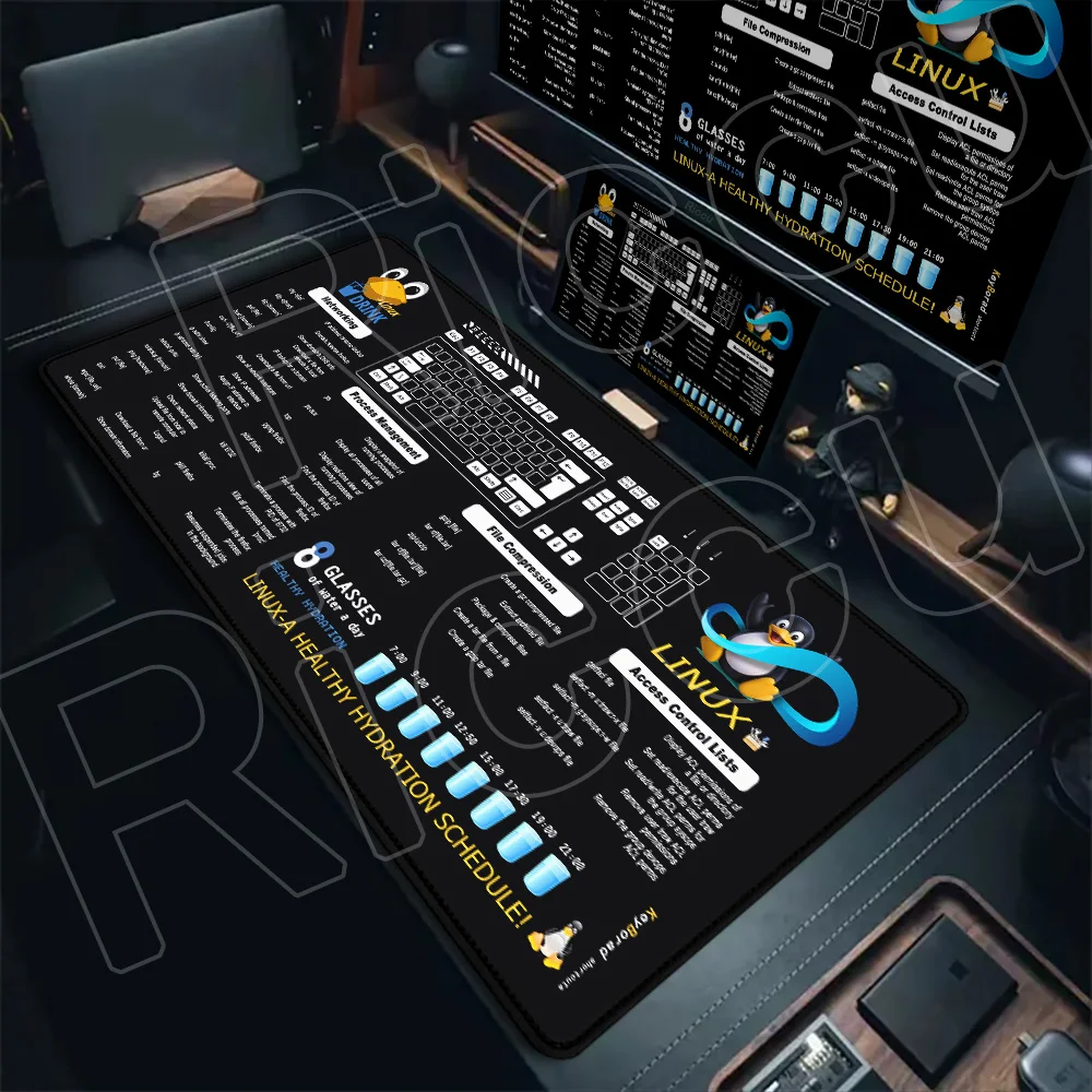 New HD Printing Linux Commands Line Mouse Pad Large office Mousepad shortcut key Programmer XXL 40x90cm Desk Mat PC Accessories
New HD Printing Linux Commands Line Mouse Pad Large office Mousepad shortcut key Programmer XXL 40x90cm Desk Mat PC Accessories