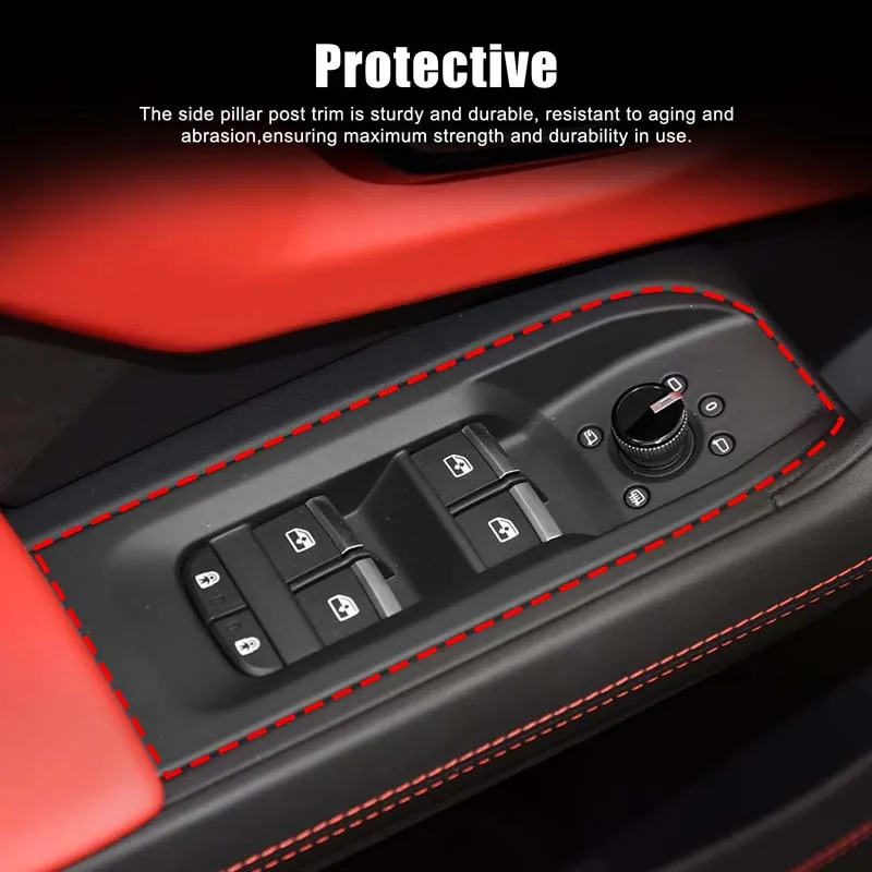 Real Carbon Fiber For Lamborghini URUS 2018-2021 Car glass lift frame decorative sticker Car interior protection accessories
Real Carbon Fiber For Lamborghini URUS 2018-2021 Car glass lift frame decorative sticker Car interior protection accessories