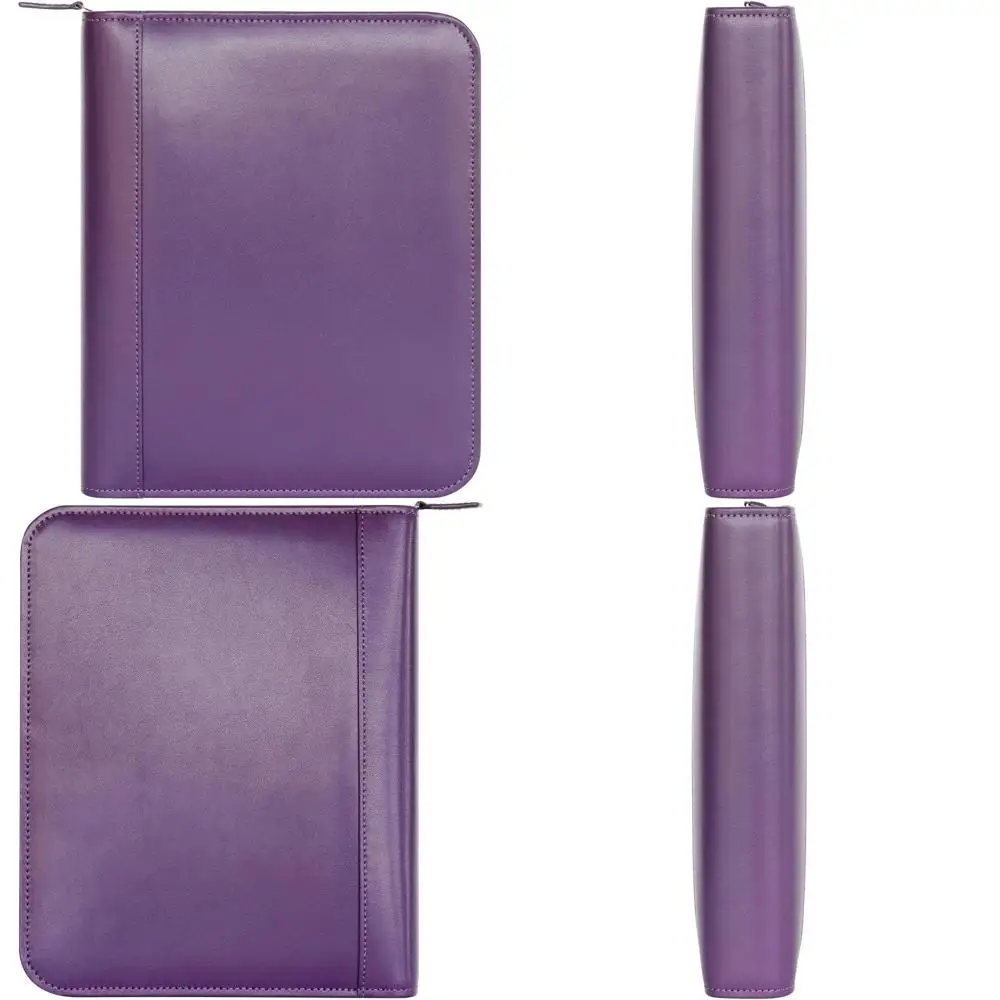 Leather Zipper Planner - Classic Style with Plum Cover
Leather Zipper Planner - Classic Style with Plum Cover