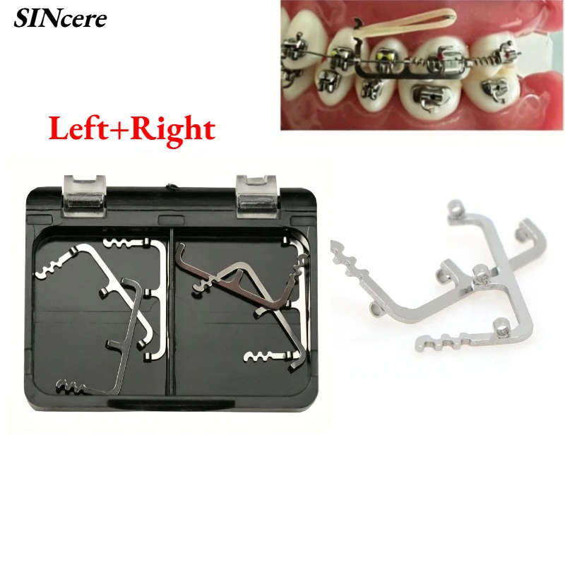 Dental Orthodontic Posterior Molar Pusher 2G T-Shape Oral Teeth Traction Hooks Left /Right Dentist Buccal Tubes Archwires Tools
Dental Orthodontic Posterior Molar Pusher 2G T-Shape Oral Teeth Traction Hooks Left /Right Dentist Buccal Tubes Archwires Tools