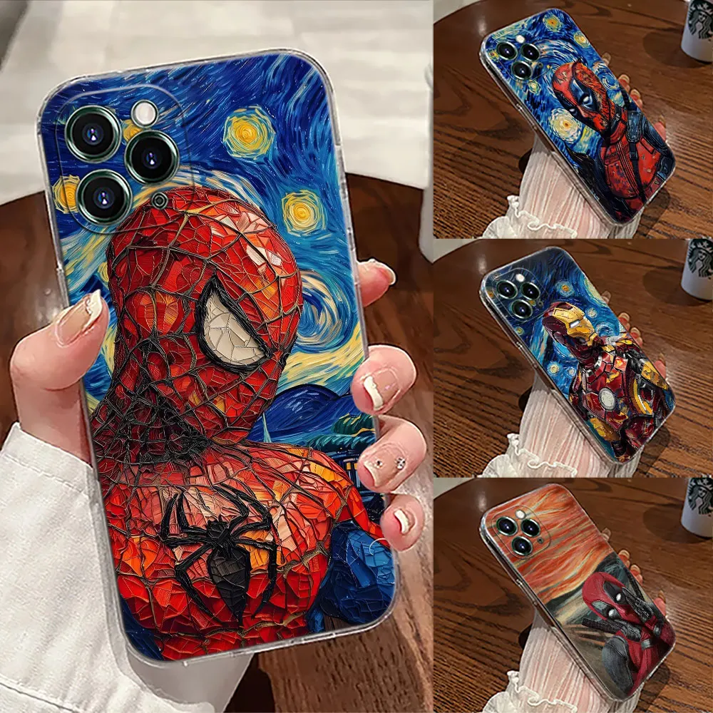 Spider Man Deadpool Painting Starry Marvels Case For Apple iPhone 17 16 15 14 13 12 11 Pro Max 16 E Plus 17Air 17Pro Phone Cover
Spider Man Deadpool Painting Starry Marvels Case For Apple iPhone 17 16 15 14 13 12 11 Pro Max 16 E Plus 17Air 17Pro Phone Cover