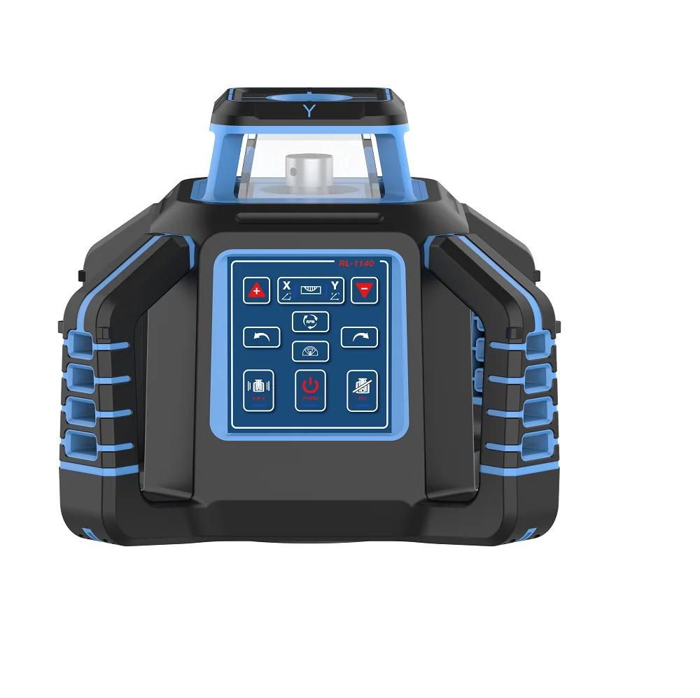 Heipoe dual-axis slope RL-1140 four handles green beam rotary laser level with Horizontal & vertical laser points
Heipoe dual-axis slope RL-1140 four handles green beam rotary laser level with Horizontal & vertical laser points