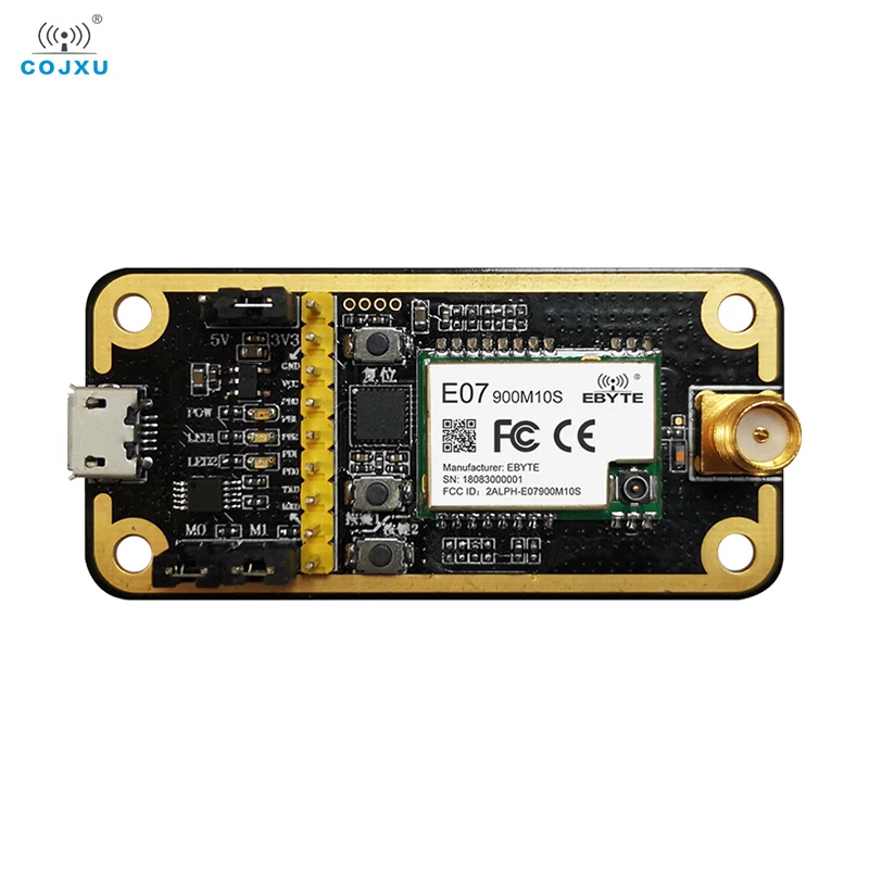 CC1101 USB to TTL Test Board 10dbm Long Range 1.5km Test for Pre-welded Rf Module E07-900M10S Easy to Use E07-900MBL-01
CC1101 USB to TTL Test Board 10dbm Long Range 1.5km Test for Pre-welded Rf Module E07-900M10S Easy to Use E07-900MBL-01