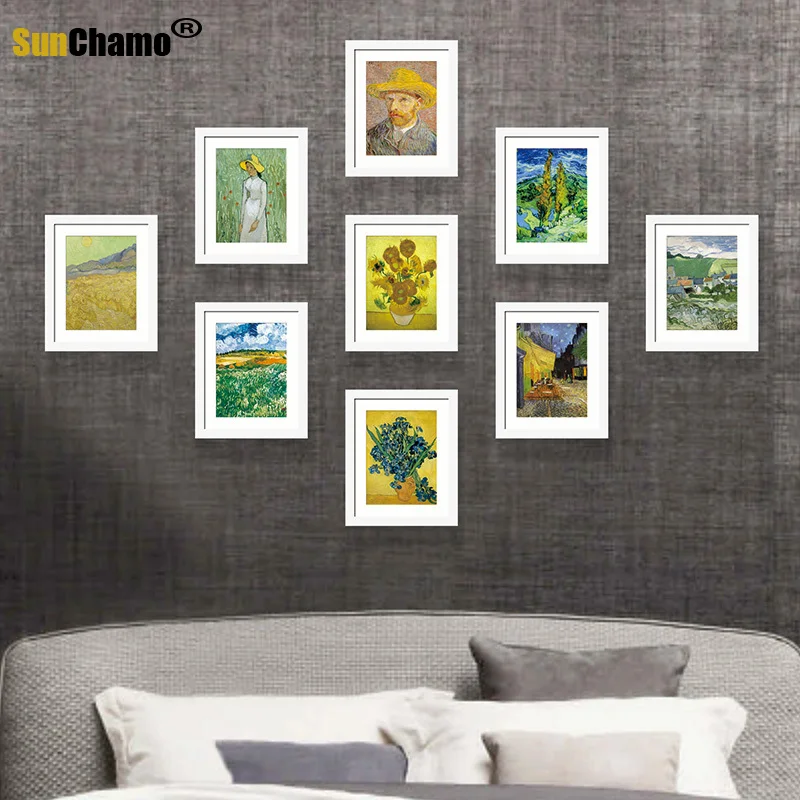 Sunchamo Ins Nordic Van Gogh Jiugongge Photo Frame Wall Hanging Background Study Studio 108x78 / 149x102CM Gift Home Decoration
Sunchamo Ins Nordic Van Gogh Jiugongge Photo Frame Wall Hanging Background Study Studio 108x78 / 149x102CM Gift Home Decoration